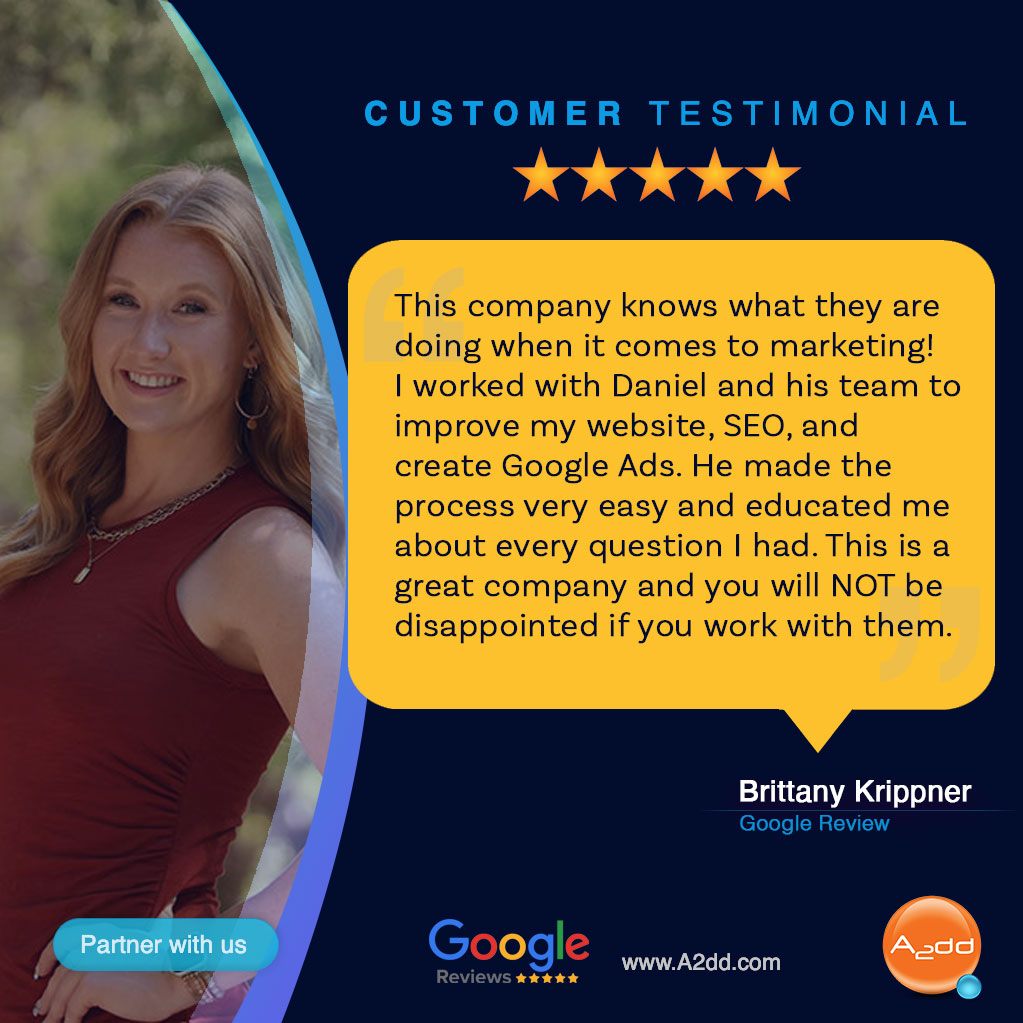 a2dd branding and digital marketing google reviews 5